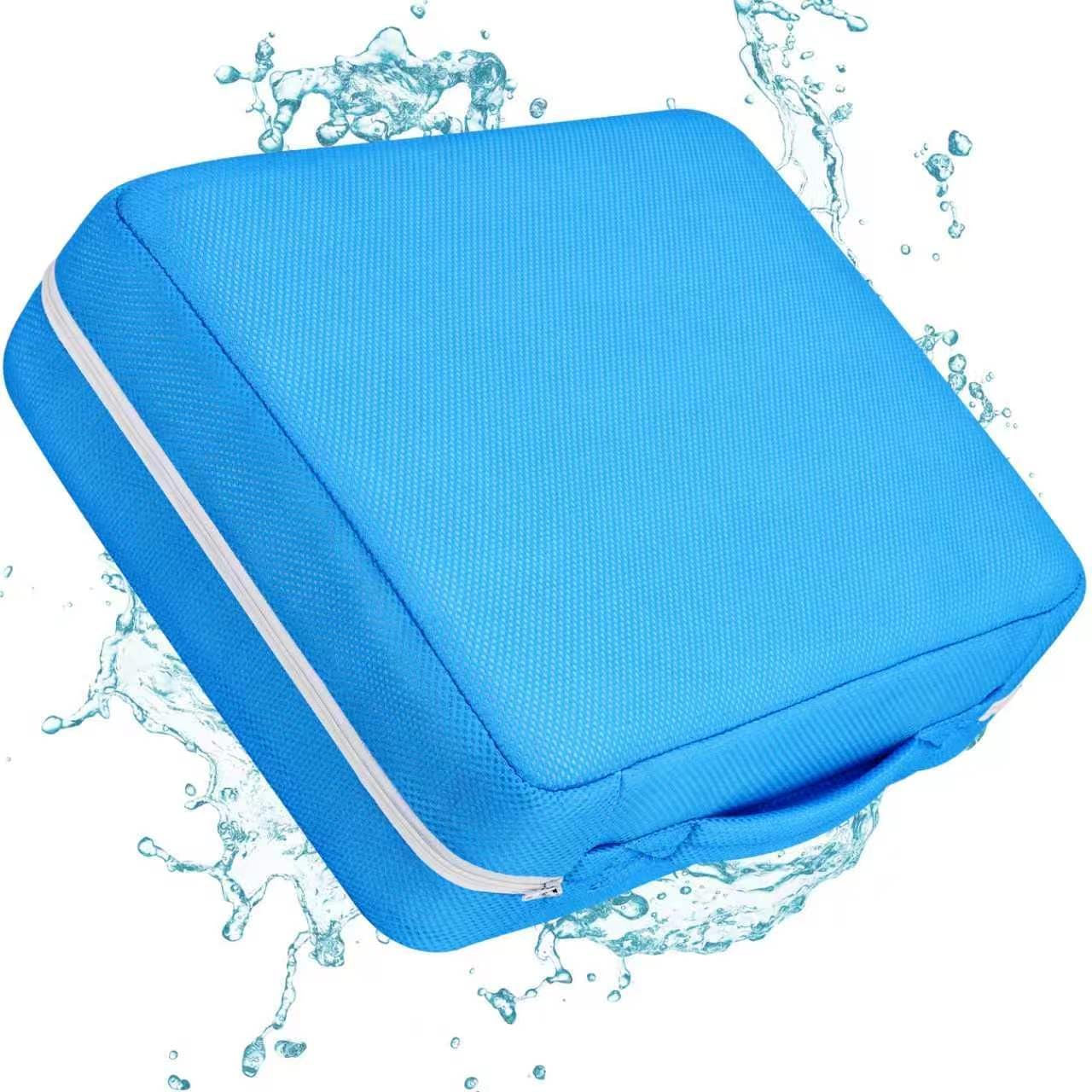 Weighted Hot Tub Booster Seat for Adults, 5-Inch Lift, Navy Blue